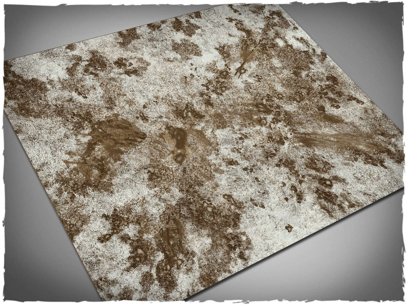 Stalingrad – Mata do gry 6x4 stopy Mousepad Deep-Cut Studio – zimowy teren śnieg błoto do Bolt Action Flames of War
