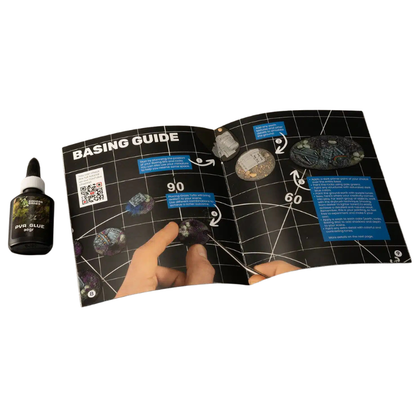 Alien Grass Tuft Starter Box Gamers Grass – przewodnik Basing Guide z instrukcją krok po kroku i klejem PVA 30g
