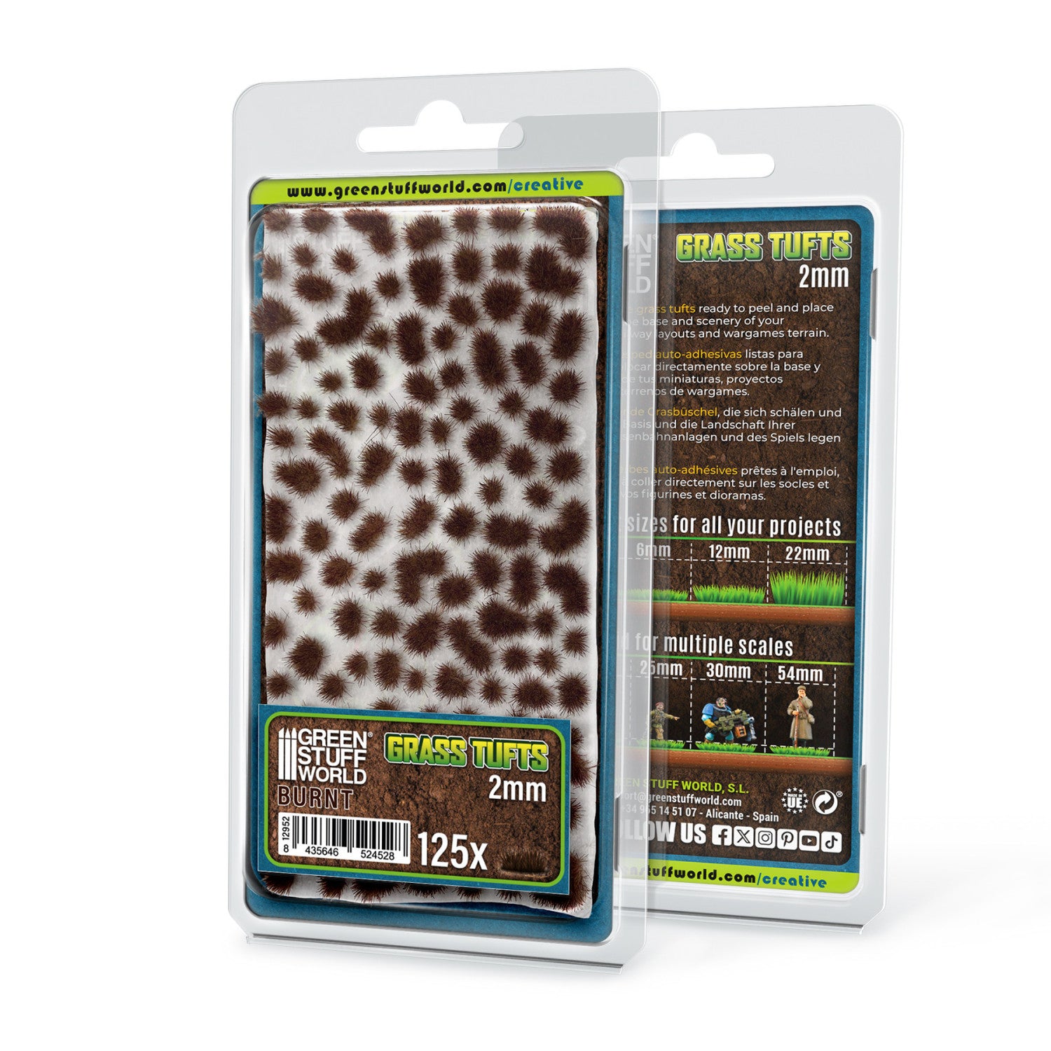 Burnt Grass Tufts GSW - tufty 2mm Spalona Trawa do podstawek miniatur - Greenstuff World