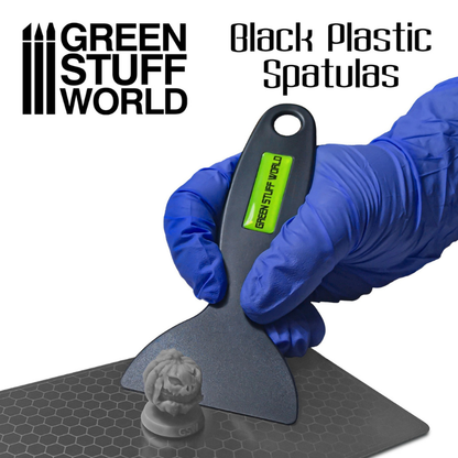 Black Plastic Spatulas - szpatułka w użyciu przy usuwaniu wydruku 3D | Green Stuff World
