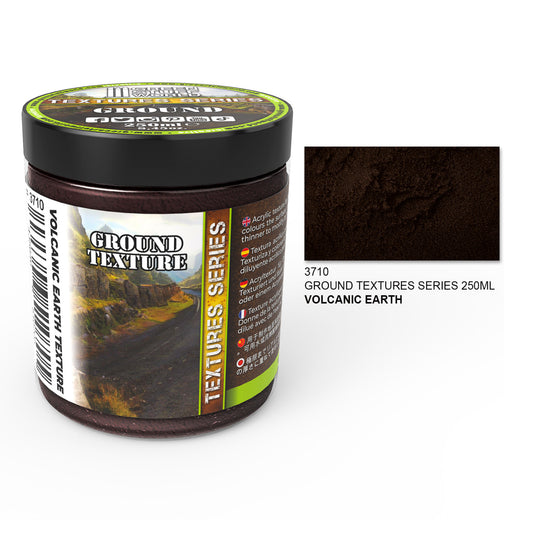 Ground Textures Volcanic Earth 250ml Green Stuff World - akrylowa pasta teksturująca do efektu wulkanicznej ziemi na dioramach i podstawkach miniatur