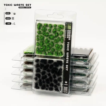 Toxic Waste Set Special Tufts Gamers Grass - tufty wild 6mm opakowanie blister zestaw toksyczny - Gamers Grass
