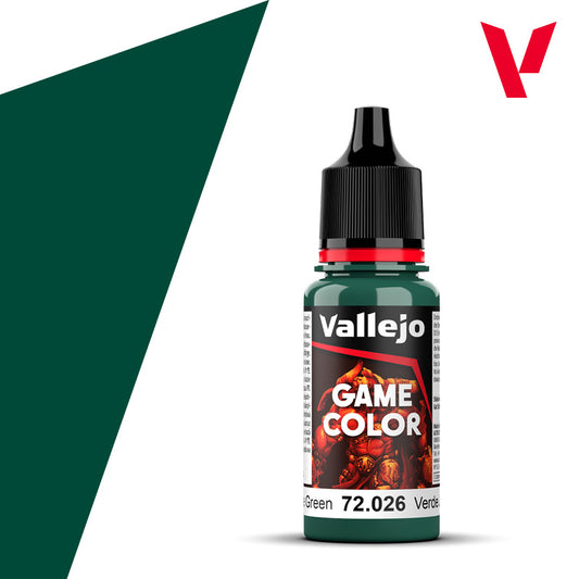 Vallejo Game Color Jade Green 72.026 - jadeitowozielona farba akrylowa 18ml do malowania figurek fantasy - Vallejo