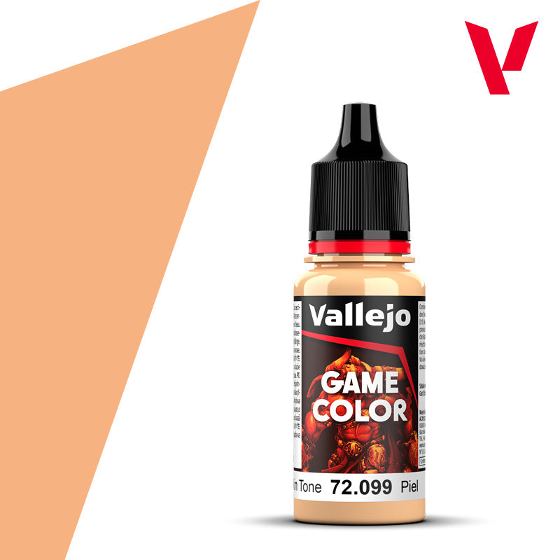 Vallejo Game Color Skin Tone 72.099 - jasnobeżowa farba akrylowa 18ml do malowania skóry figurek i miniatur fantasy - Vallejo