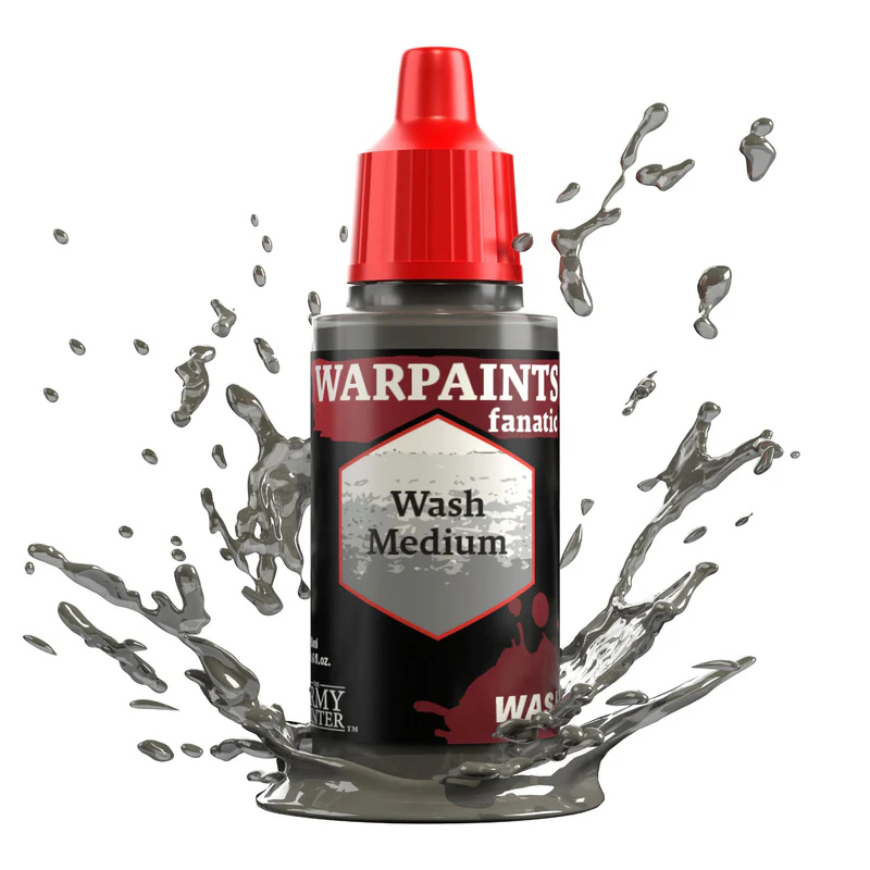 Wash Medium 18ml WP3216P Warpaints Fanatic Wash The Army Painter – bezbarwne medium do rozcieńczania i desaturacji washy akrylowych do figurek
