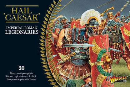 Early Imperial Romans Legionaries Scorpion Warlord Games WGH-IR-01 – pudełko, 20 figurek + katapulta plastik 28mm
