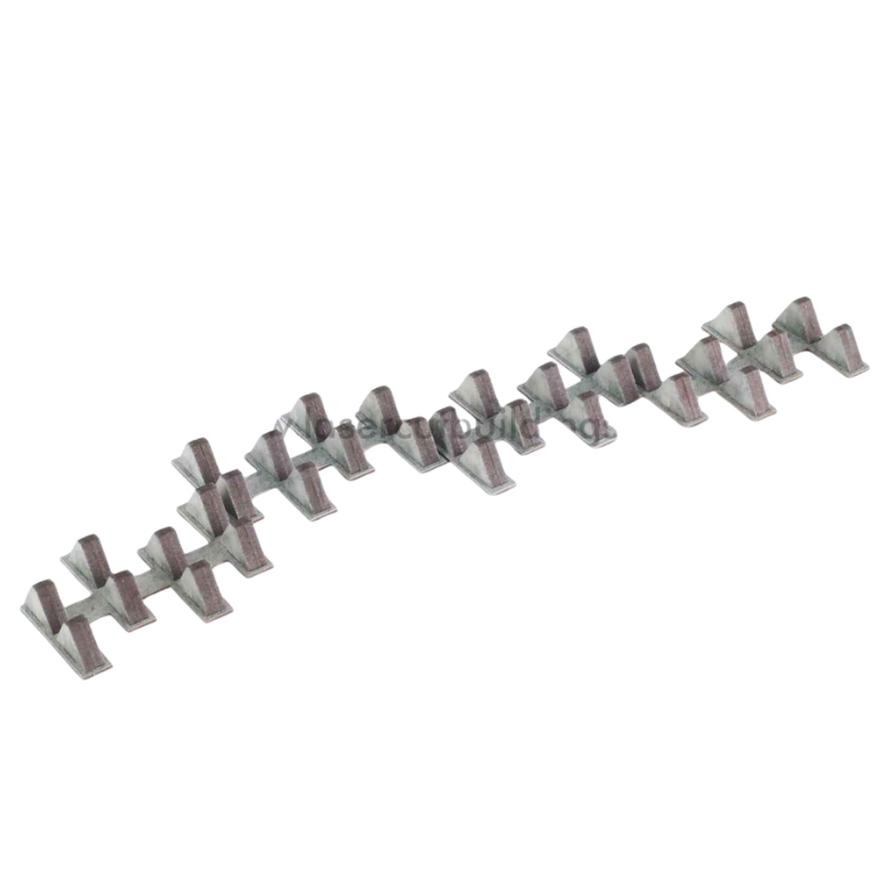 Zęby Smoka Umocnienia I LBHP0048 28mm HDF prepaint - komplet 4 sztuk widok izometryczny Laser Cut Buildings

