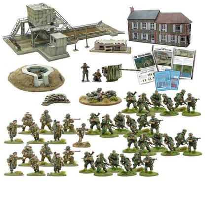 Pegasus Bridge (2nd ed.) – pełna zawartość zestawu bitewnego Bolt Action | Warlord Games
