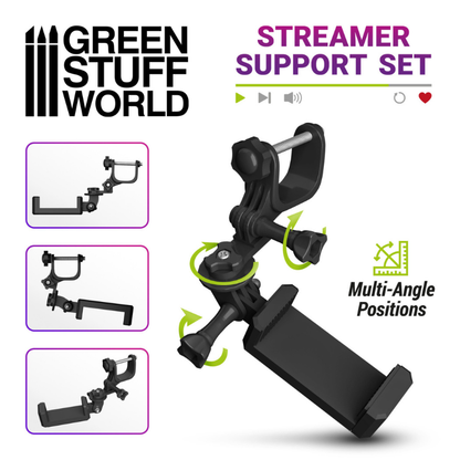 Streamer Support Set for Arch LED Lamp - Green Stuff World - pozycje multi-kąt i warianty montażu