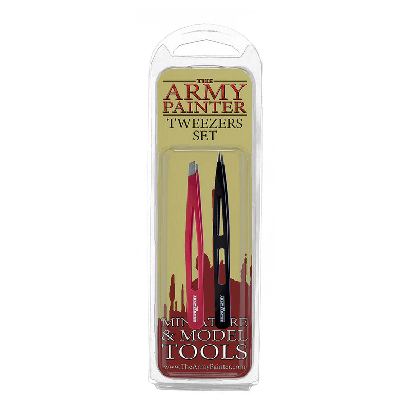 Tweezers Set - opakowanie blister z pincetą czerwoną i czarną | The Army Painter
