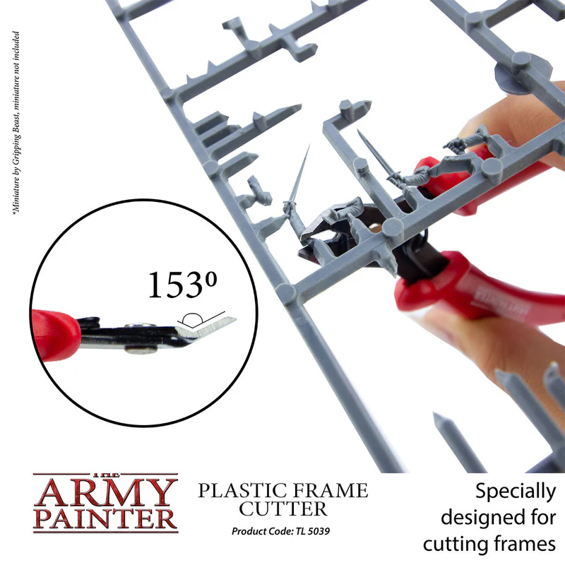 Plastic Frame Cutter - cięcie figurki z szarej ramki modelarskiej, kąt ostrza 153° | The Army Painter
